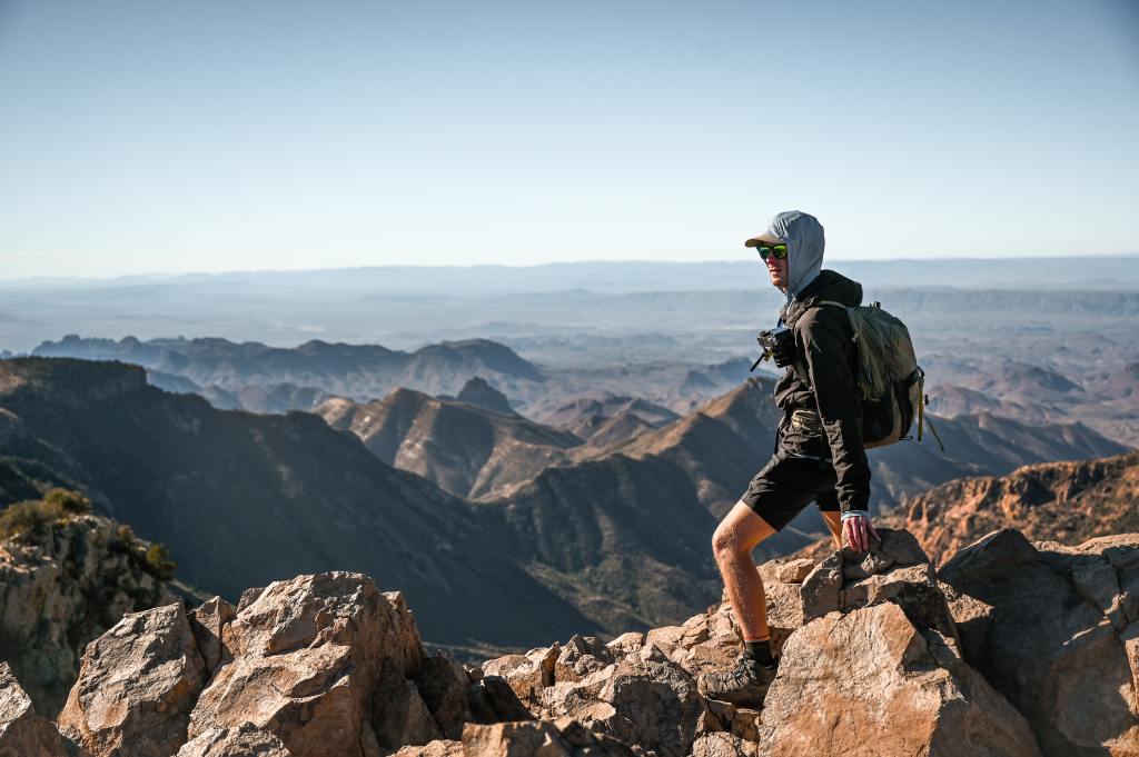Views from Emory Peak, the tallest point in Big Bend