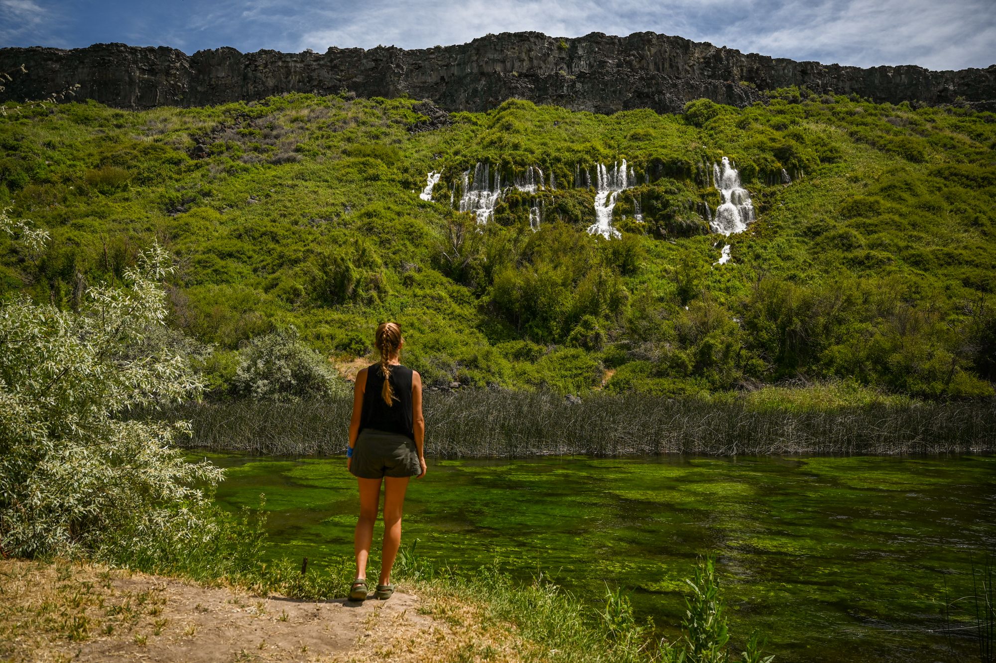 Minnie Miller Springs, one of the best waterfalls near Twin Falls, Idaho